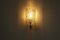 Vintage Textured Glass and Brass Wall Sconces by J. T. Kalmar, Image 3
