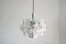 German Chromed Chandelier with Crystals from Kinkeldey, 1960s 1
