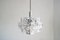 German Chromed Chandelier with Crystals from Kinkeldey, 1960s, Image 1