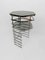 Italian Vanity Table & Seat in Chrome and Smoked Glass, 1970s 10