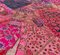 Vintage Indian Ladakh Boho Patchwork Bedsheet, 1980s 7