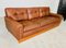 Skandinavisches Vintage 3-Sitzer Sofa aus Cognacfarbenem Leder von Nelo Möbel, 1970er 3