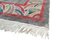 Tappeto in seta artificiale grigio e rosso, Cina, anni '80, Immagine 6