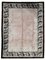 Artificial Silk Rug in Black and Green, China, 1980s, Image 1