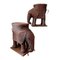 Spanische Vintage Elefanten Beistelltische aus Korbgeflecht, 2er Set 2