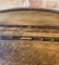 Tavolo rotondo pieghevole in quercia con ripiano intagliato e gambe Salomon, anni '40, Immagine 11