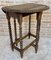 Round Folding Center Oak Table with Carved Top and Solomonic Legs, 1940s 13