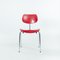 Rote stapelbare SE68 Stühle von Egon Eiermann für Wilde & Spieth, 2er Set 7