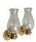 Zwiebelförmige Wandlampen aus Muranoglas von Keuco, 1970er, 2er Set 1