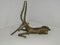 Antilope vintage in bronzo, Benin, anni '40, Immagine 1