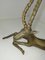 Afrikanische Vintage Antilope aus Bronze, Benin, 1940er 2