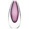 Vase en Verre Violet, 1950s 1