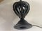 French Table Lamps in Black Wood, 20th Century, Set of 2 3