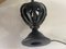 French Table Lamps in Black Wood, 20th Century, Set of 2, Image 3