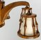 French Beech Chandelier with Wooden Chain, 1940s 9