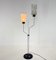 Chrome and Glass Floor Lamp attributed to Lidokov, Former Czechoslovakia, 1970s, Image 9