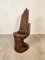 Vintage Teak Handcrafted Wooden Carved Hand Chair, 1950s 5