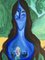Amor De Agua, The Woman and the Child on the Roots of the Tree, 2020, Oil 2
