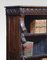 Carved Oak Breakfront Open Bookcase 9