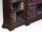 Carved Oak Breakfront Open Bookcase, Image 6