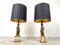 Brass Horse Head Table Lamps, Belgium, 1970s, Set of 2 5