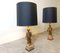 Brass Horse Head Table Lamps, Belgium, 1970s, Set of 2 11