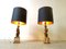 Brass Horse Head Table Lamps, Belgium, 1970s, Set of 2 9