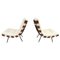 Mid-Century Costela Lounge Chairs attributed to Carlo Hauner and Martin Eisler, 1950s, Set of 2 1