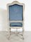 Regency Style Chairs in Light Blue Velvet and Wood, Belgium, 2000s, Set of 8, Image 9