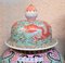 Chinesische Famille Noire Dragon Temple Gläser aus Porzellan, 2er Set 4