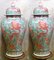 Chinese Famille Noire Dragon Temple Jars in Porcelain, Set of 2, Image 1