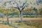 Robert Lange, Spring, 20th Century, Watercolor, Framed 6
