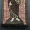 Tapiz del siglo XVIII de seda con santo bordado, Imagen 3
