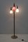 Mid-Century Italian Modern Brass and Colored Glass Floor Lamp from Stilnovo, 1950s, Image 2