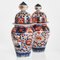 Vases à Couvercle, Chine, 1890, Set de 2 3