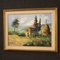 Italian Artist, Landscape, 1970s, Oil on Canvas, Framed 8