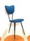 Italienischer Gepolsterter Stuhl aus Metall, 1960er 4
