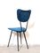 Italienischer Gepolsterter Stuhl aus Metall, 1960er 9