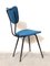 Italienischer Gepolsterter Stuhl aus Metall, 1960er 7