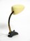 Lámpara de mesa pequeña con cuello de ganso de metal de Cosack, Alemania, años 50, Imagen 1