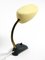 Lámpara de mesa pequeña con cuello de ganso de metal de Cosack, Alemania, años 50, Imagen 2