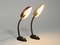 Small Metal Table Lamps with Goosenecks from Cosack, Germany, Set of 2 8
