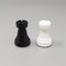 Black and White Chess Set in Volterra Alabaster, Italy, 1970s, Set of 33, Image 10