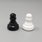 Black and White Chess Set in Volterra Alabaster, Italy, 1970s, Set of 33 11