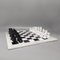 Black and White Chess Set in Volterra Alabaster, Italy, 1970s, Set of 33, Image 2