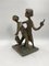 Walli Gebhard Linke, Märchenhafte Skulptur mit Zwei Jungen, 1950, Bronze 8