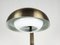 Italian White and Anodized Bronze Metal Table Lamp, 1960s, Image 10