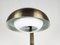 Lámpara de mesa italiana de metal blanco y bronce anodizado, años 60, Imagen 10