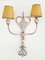 Italian Silver-Plated Brass Sconces, 1930s, Set of 2, Image 2