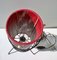 Italian Red Plastic Table Lamp, 1950s 2